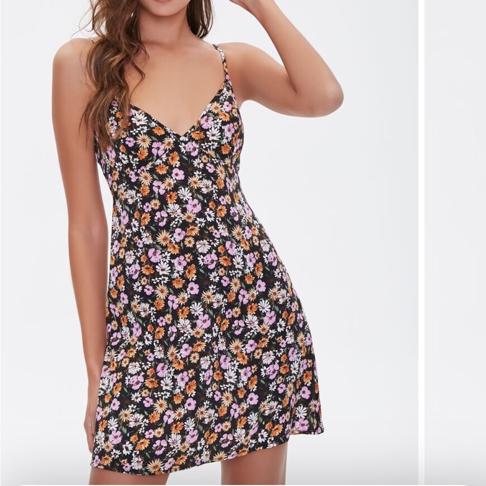 Forever21 Floral Print Cami Dress